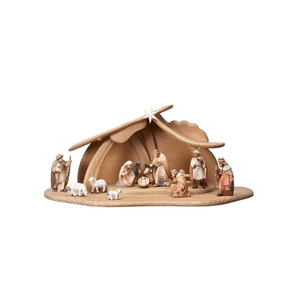 Pema Crèche 14 pièces dans l'étable Pema