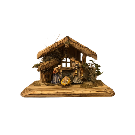 Crèche de Kostner 5 pièces dans l'étable Val Gardena