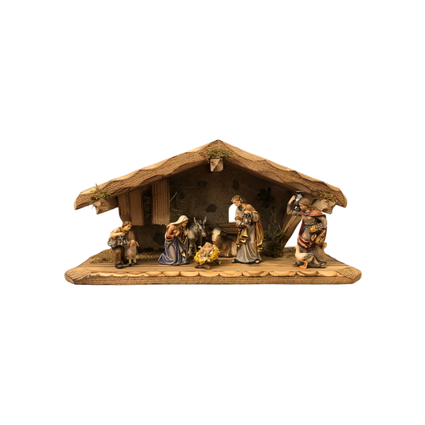 Set de crèche Kostner 9 pièces dans l'étable Graz