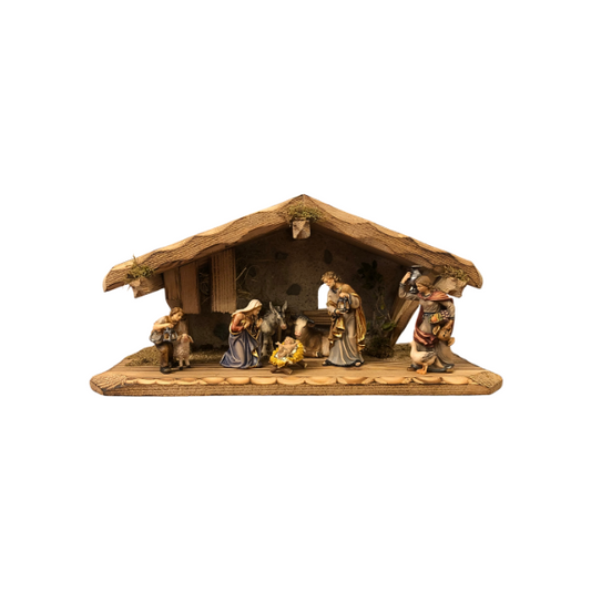 Set de crèche Kostner 9 pièces dans l'étable Graz
