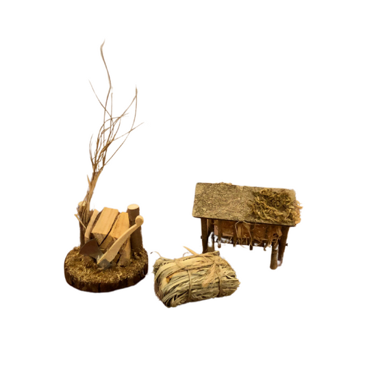 Lot d'accessoires pour crèche, petit modèle
