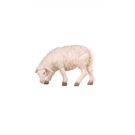 Holzschnitzerei_Schaf grasend_color