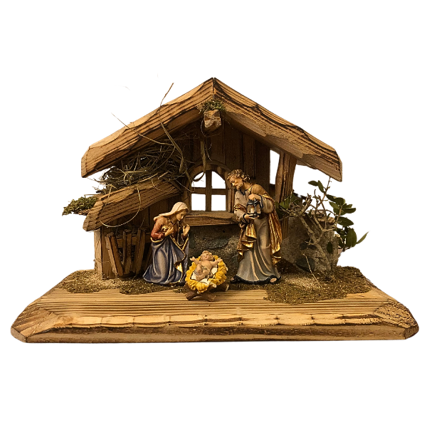 Crèche de Kostner 5 pièces dans l'étable Val Gardena