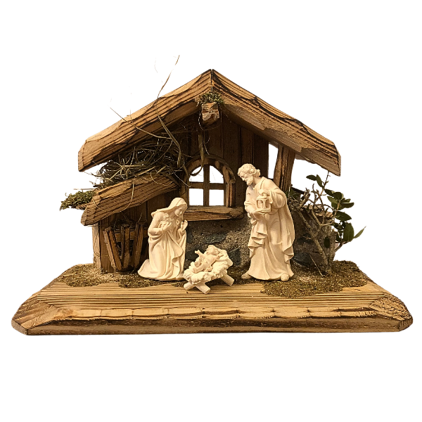 Crèche de Kostner 5 pièces dans l'étable Val Gardena