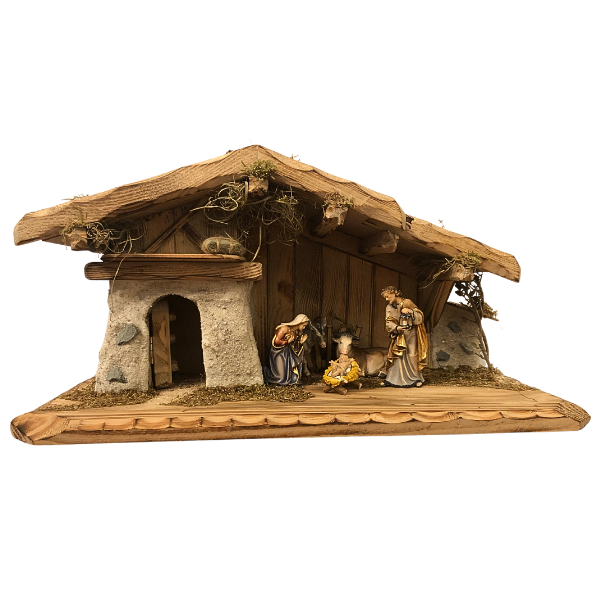 Crèche Kostner 7 pièces dans l'étable Allgäu