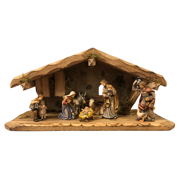 Set de crèche Kostner 9 pièces dans l'étable Graz