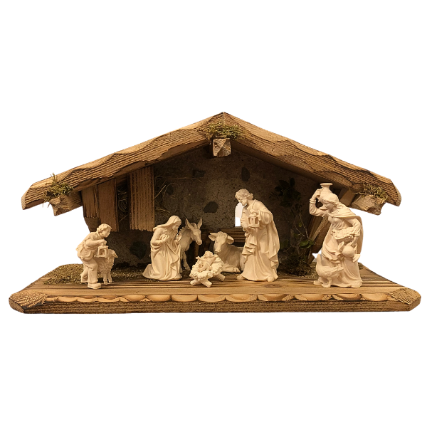 Set de crèche Kostner 9 pièces dans l'étable Graz