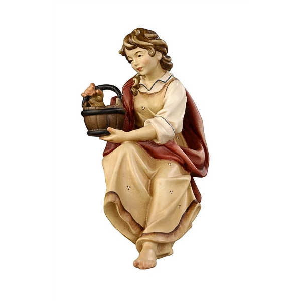 Kostner krippe_Hirtin am Brunnen_color